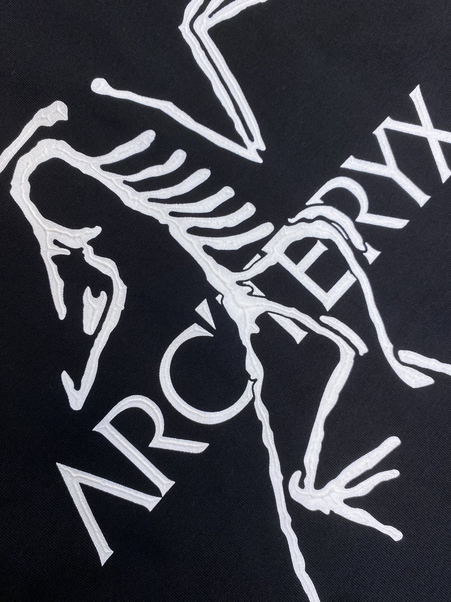 🌟🌟Arctery，始祖鸟新款 重磅高克重纯棉面料 logo厚胶印花宽松圆领短袖 男女同款尺码：XS-L