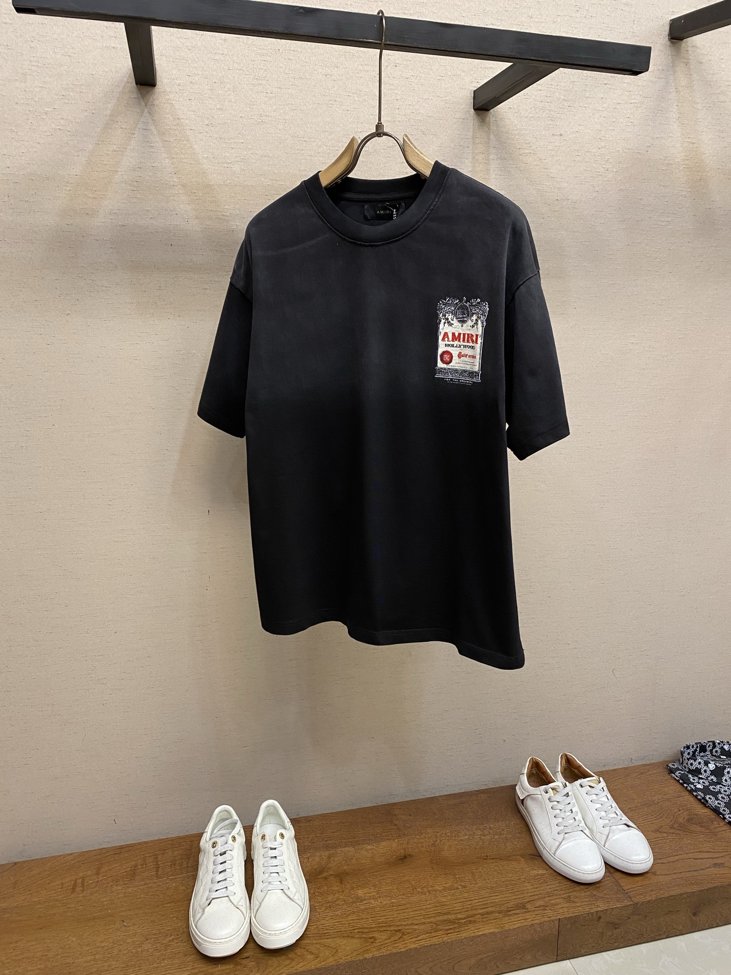 NO:849979,AMIRI, American trendy brand, new summer wear, loose cotton printed round neck short sleeves, sizes S-XL, amiri, T-shirt,19860909AMIRI,美式潮牌 夏装新款宽松纯棉印花圆领短袖 尺码S-XL,,amiri,T-shirt,,Men's clothing