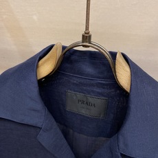 (上衣)🌟🌟Prada,亚麻套装:100%亚麻⚠️亚麻燃烧测试:亚麻属植物纤维,燃烧快,燃烧后灰烬成灰白 (上衣)🌟🌟Prada,亚麻套装:100%亚麻⚠️亚麻燃烧测试:亚麻属植物纤维,燃烧快,燃烧后灰烬成灰白