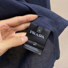 (上衣)🌟🌟Prada,亚麻套装:100%亚麻⚠️亚麻燃烧测试:亚麻属植物纤维,燃烧快,燃烧后灰烬成灰白 (上衣)🌟🌟Prada,亚麻套装:100%亚麻⚠️亚麻燃烧测试:亚麻属植物纤维,燃烧快,燃烧后灰烬成灰白