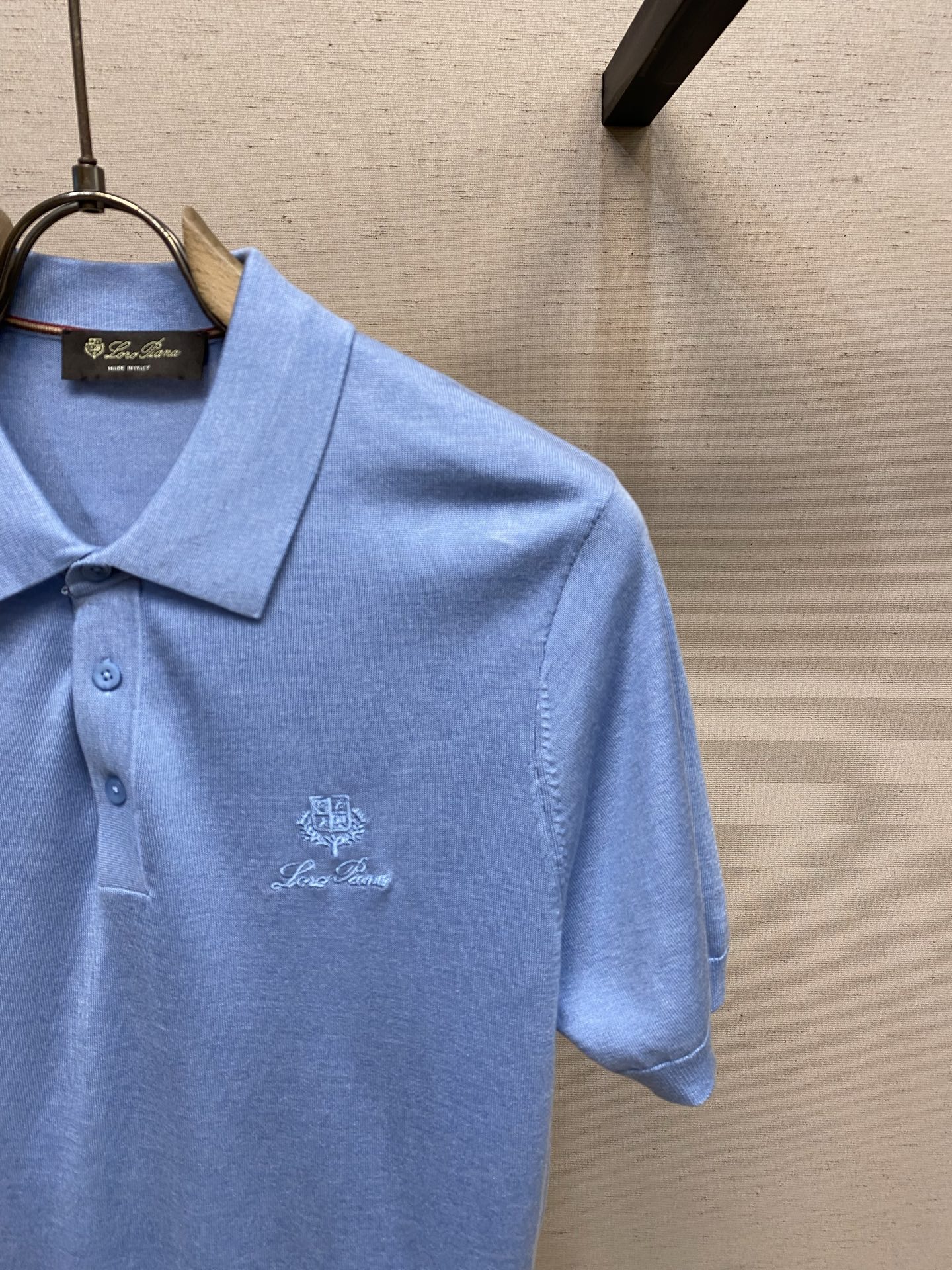 🌟🌟Loro Piana，翻领Polo针织短袖T恤，采用高品质针织面料，柔软亲肤又透气，夏天穿超舒服 简