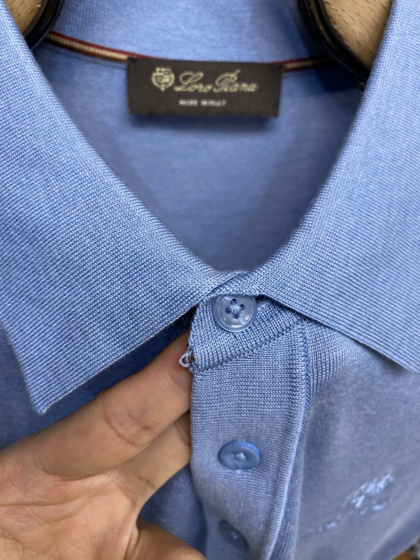 🌟🌟Loro Piana，翻领Polo针织短袖T恤，采用高品质针织面料，柔软亲肤又透气，夏天穿超舒服 简