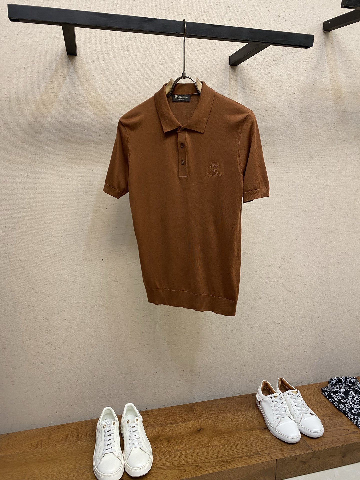 🌟🌟Loro Piana，翻领Polo针织短袖T恤，采用高品质针织面料，柔软亲肤又透气，夏天穿超舒服 简