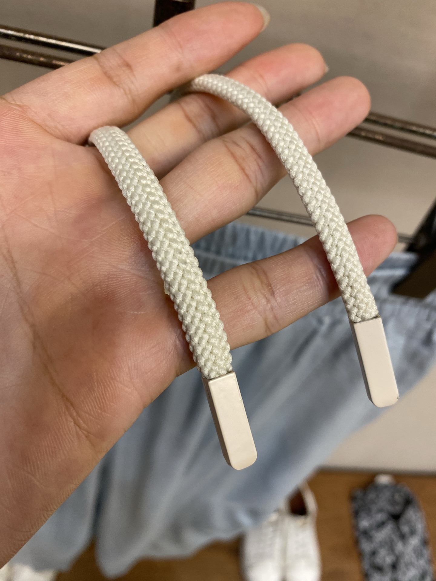 🌟🌟Hermes，2026ss最新亚麻混纺🧊冰蓝休闲裤 #亚麻混纺面料把松弛高级感焊在身上！自带低调暗纹