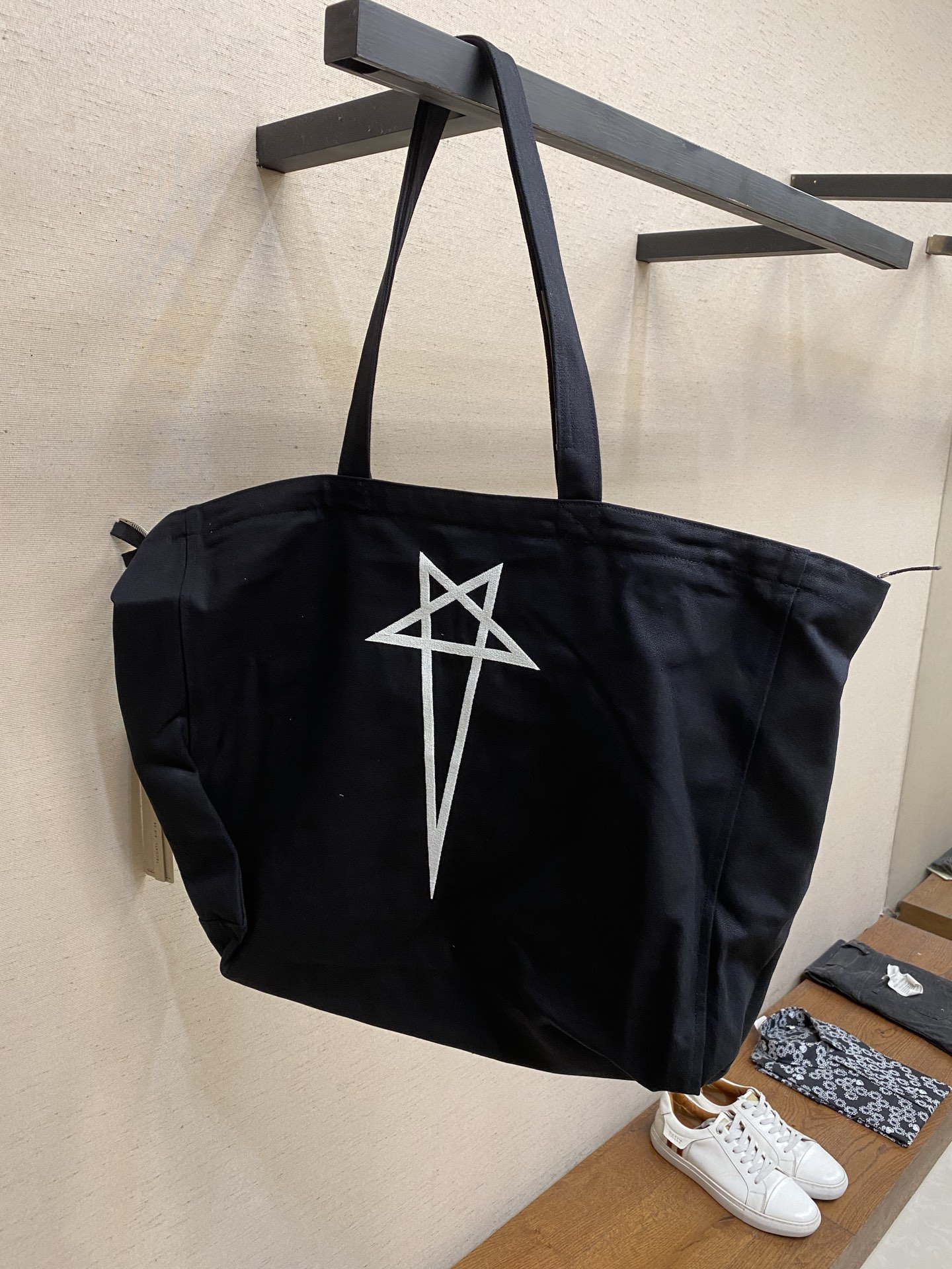 🌟🌟，Rick owens  RO高质量帆布托特包旅行包   时尚百搭有质感