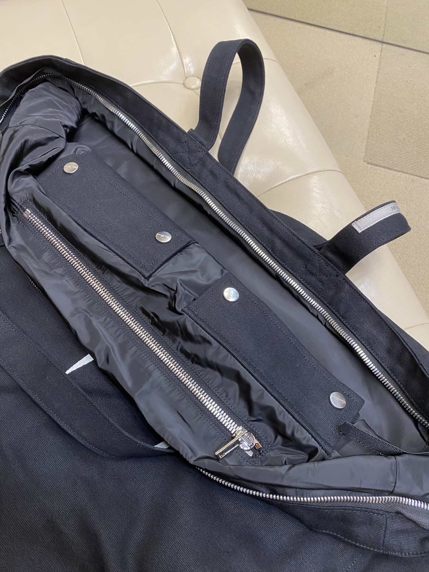 🌟🌟，Rick owens  RO高质量帆布托特包旅行包   时尚百搭有质感