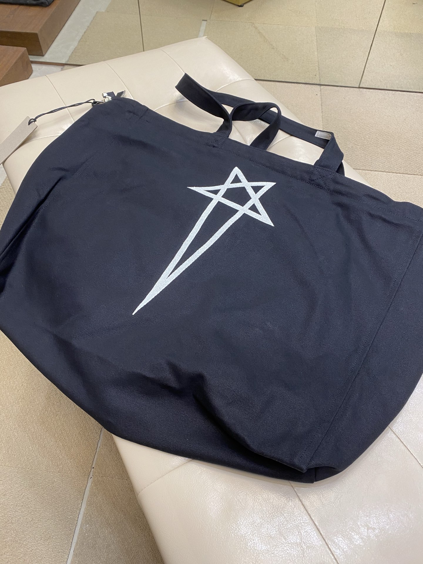 🌟🌟，Rick owens  RO高质量帆布托特包旅行包   时尚百搭有质感
