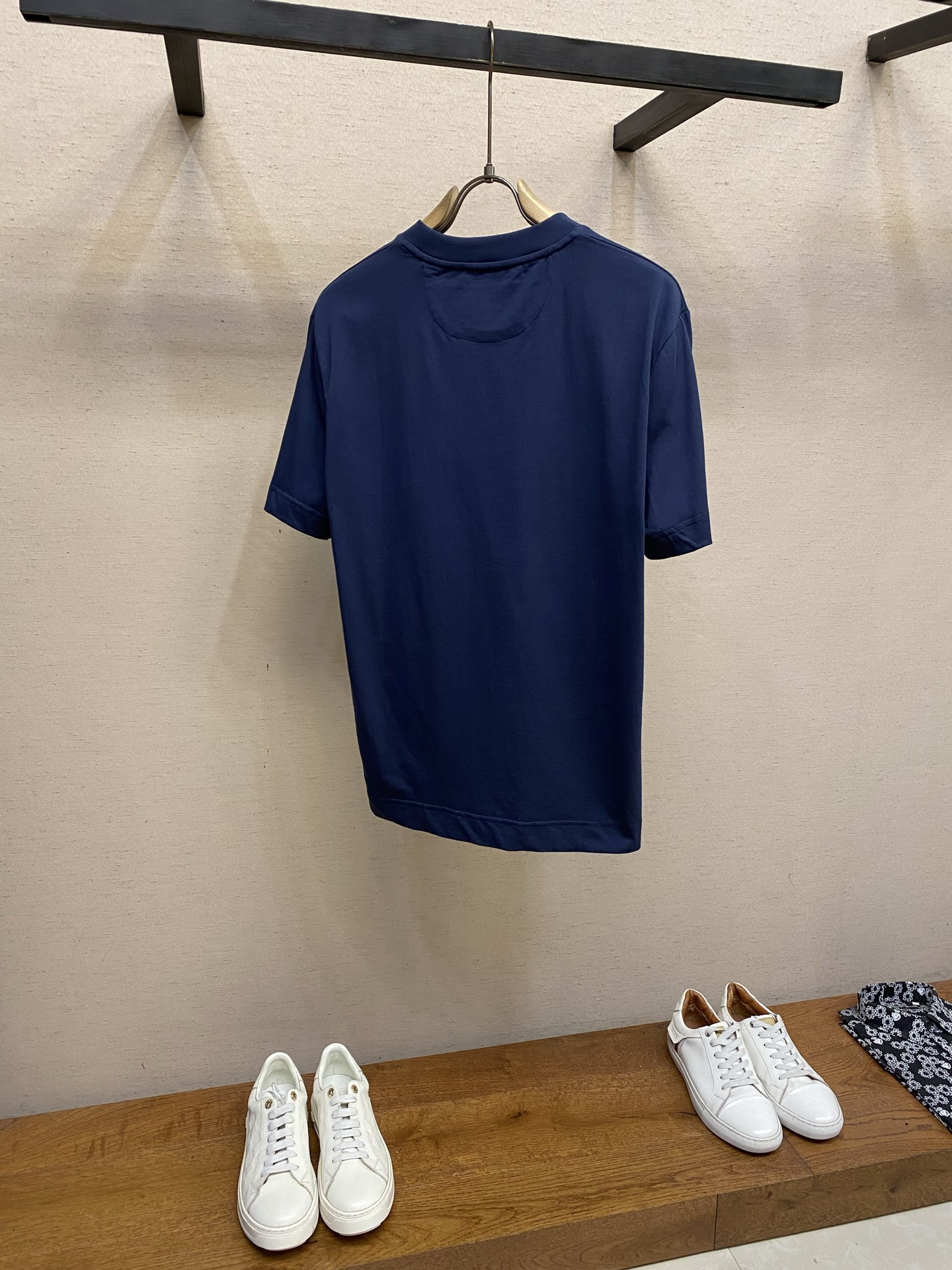 🌟🌟Fendi，金鱼印绣圆领短袖⚠️原¥6750购买；细支双面纯棉针织面料、环保弹力胶浆结合网点印花、对