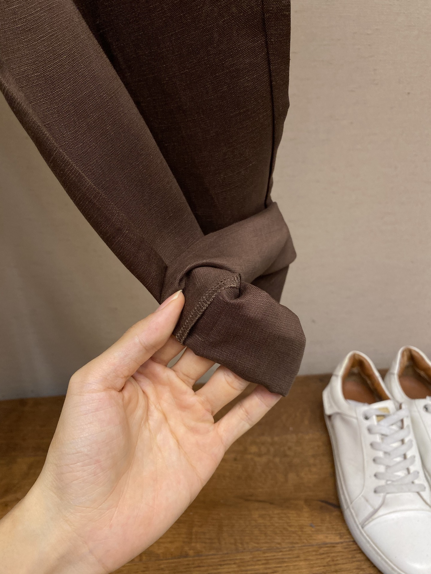 🌟🌟Loro Piana，亚麻休闲裤👍 最新款上身版型无敌正！绝对可以闭眼收的一款此款裤子非常百搭，弹力