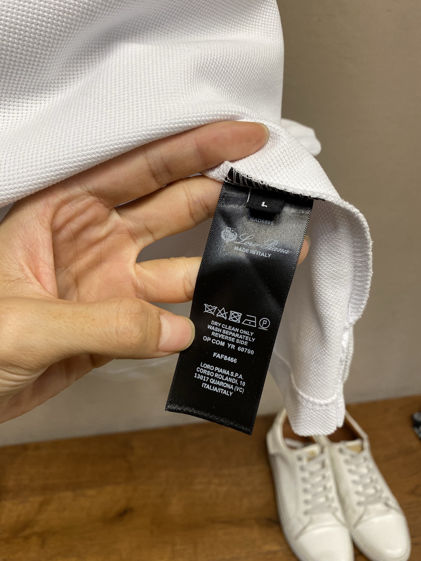 🌟🌟Loro Piana，新款Polo衫三标齐全 原版面料 原版订制辅料 官方同款 采用210克纯棉珠地
