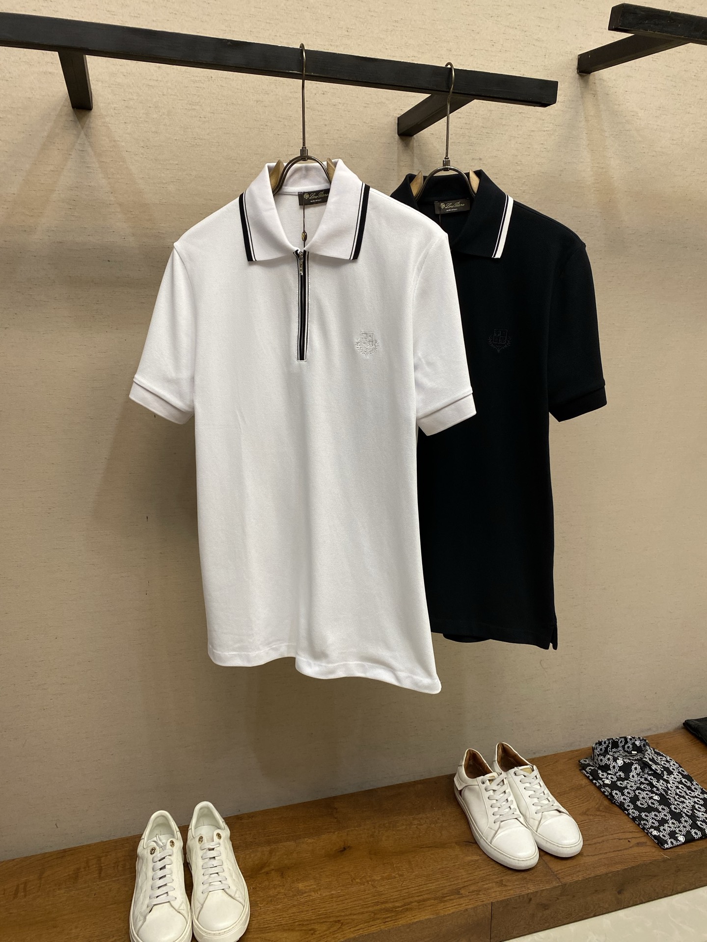 🌟🌟Loro Piana，新款Polo衫三标齐全 原版面料 原版订制辅料 官方同款 采用210克纯棉珠地