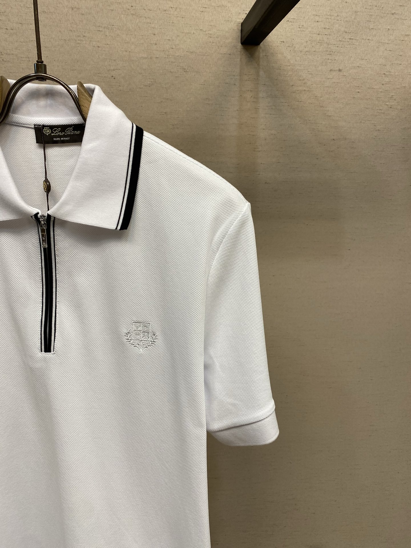 🌟🌟Loro Piana，新款Polo衫三标齐全 原版面料 原版订制辅料 官方同款 采用210克纯棉珠地