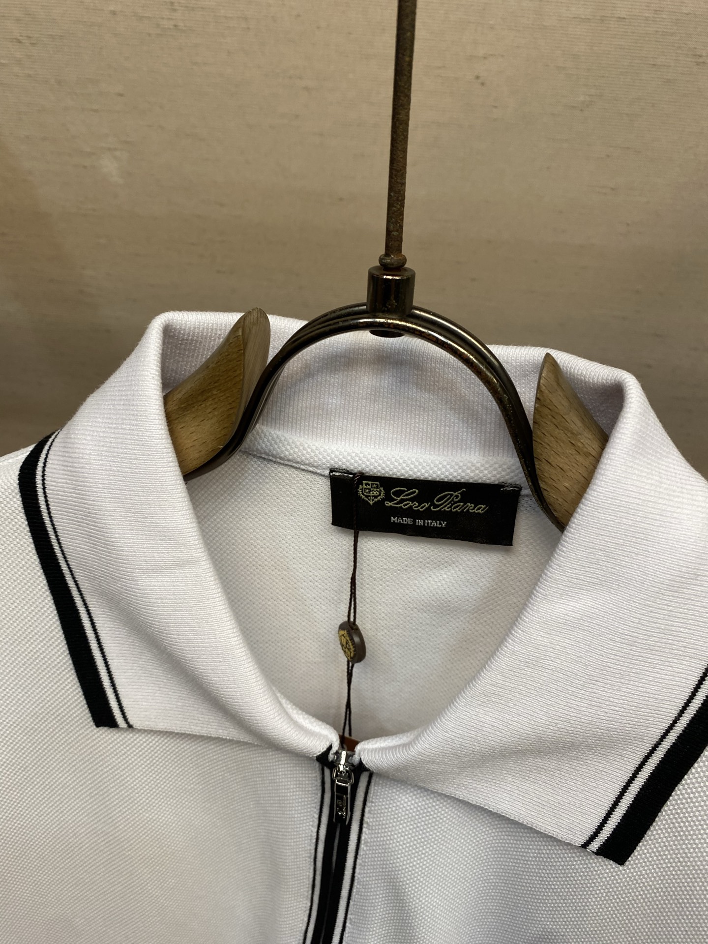 🌟🌟Loro Piana，新款Polo衫三标齐全 原版面料 原版订制辅料 官方同款 采用210克纯棉珠地