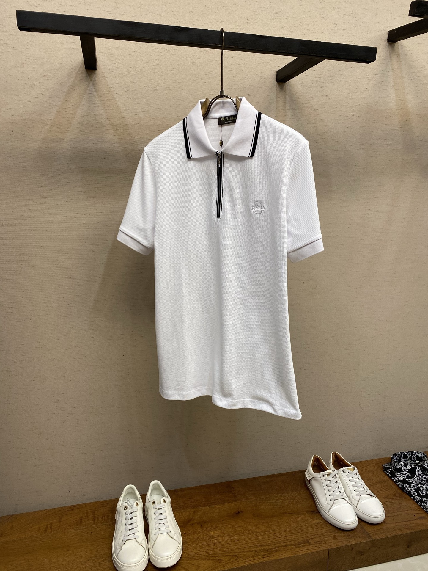 🌟🌟Loro Piana，新款Polo衫三标齐全 原版面料 原版订制辅料 官方同款 采用210克纯棉珠地
