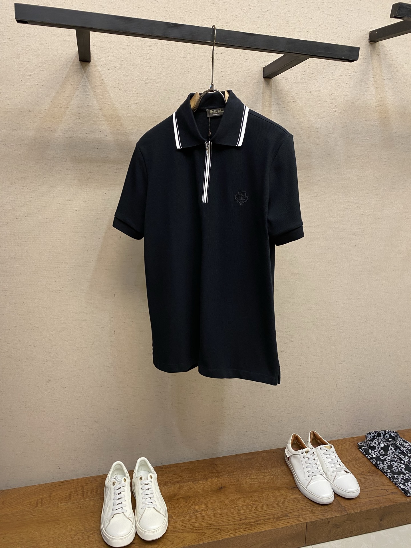 🌟🌟Loro Piana，新款Polo衫三标齐全 原版面料 原版订制辅料 官方同款 采用210克纯棉珠地