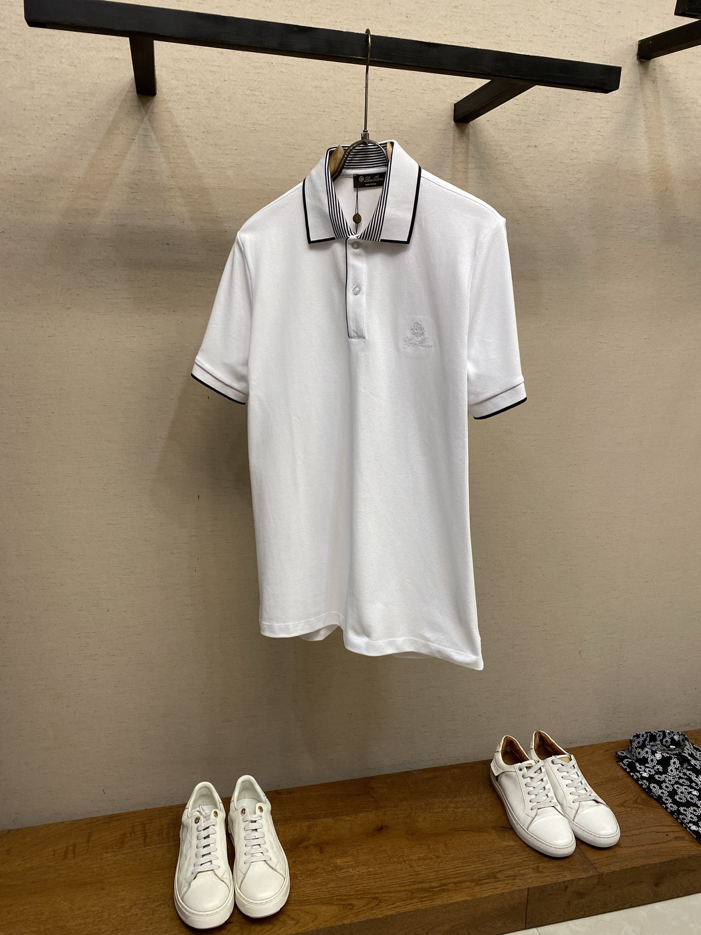 🌟🌟Loro Piana，新款Polo衫三标齐全 原版面料 原版订制辅料 官方同款 采用210克纯棉珠地