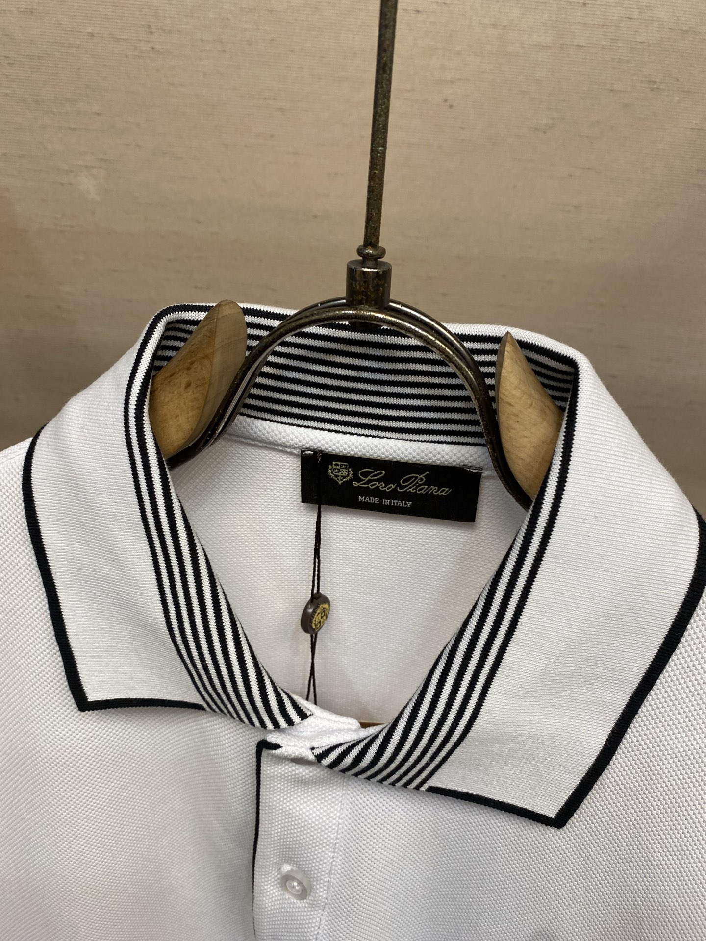 🌟🌟Loro Piana，新款Polo衫三标齐全 原版面料 原版订制辅料 官方同款 采用210克纯棉珠地