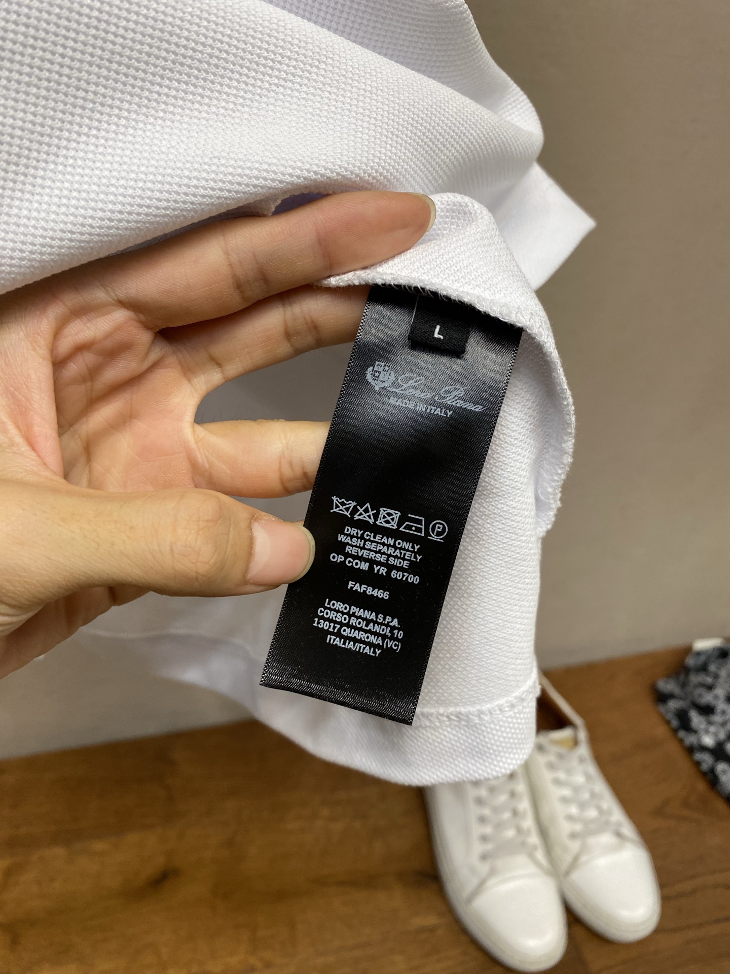 🌟🌟Loro Piana，新款Polo衫三标齐全 原版面料 原版订制辅料 官方同款 采用210克纯棉珠地