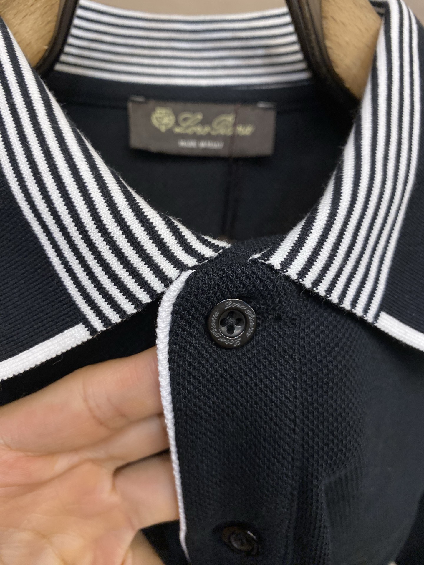 🌟🌟Loro Piana，新款Polo衫三标齐全 原版面料 原版订制辅料 官方同款 采用210克纯棉珠地