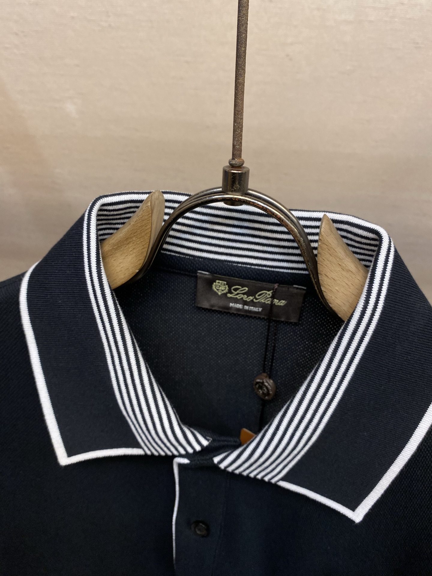 🌟🌟Loro Piana，新款Polo衫三标齐全 原版面料 原版订制辅料 官方同款 采用210克纯棉珠地