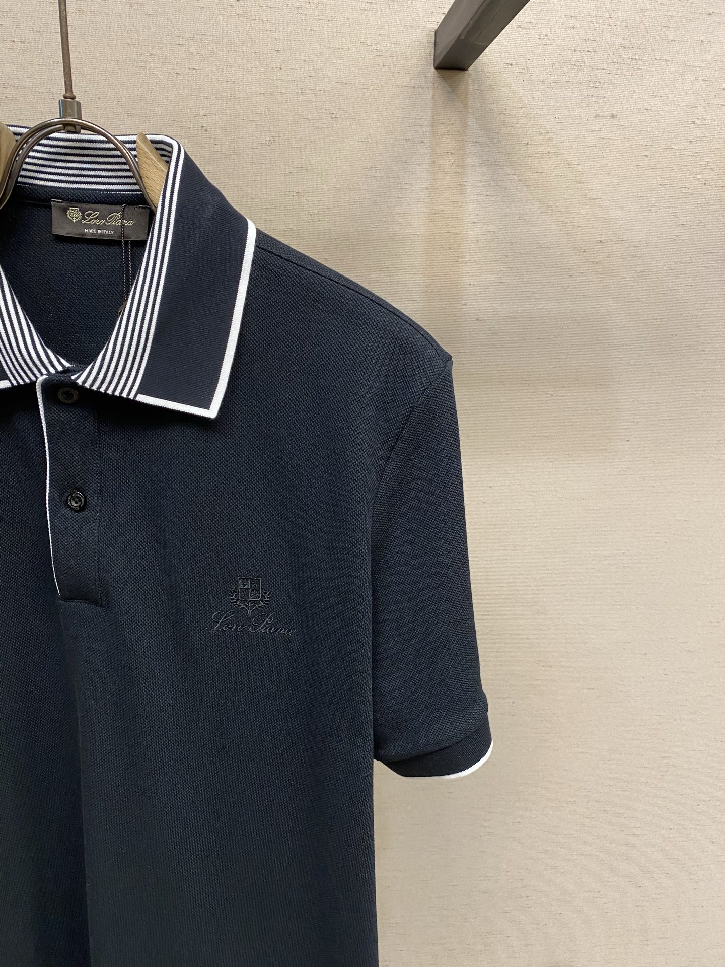 🌟🌟Loro Piana，新款Polo衫三标齐全 原版面料 原版订制辅料 官方同款 采用210克纯棉珠地