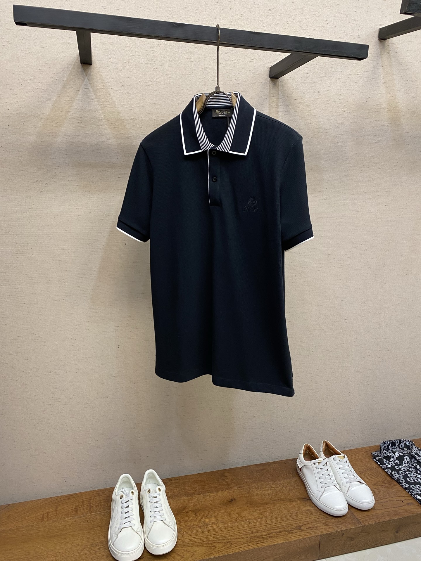 🌟🌟Loro Piana，新款Polo衫三标齐全 原版面料 原版订制辅料 官方同款 采用210克纯棉珠地