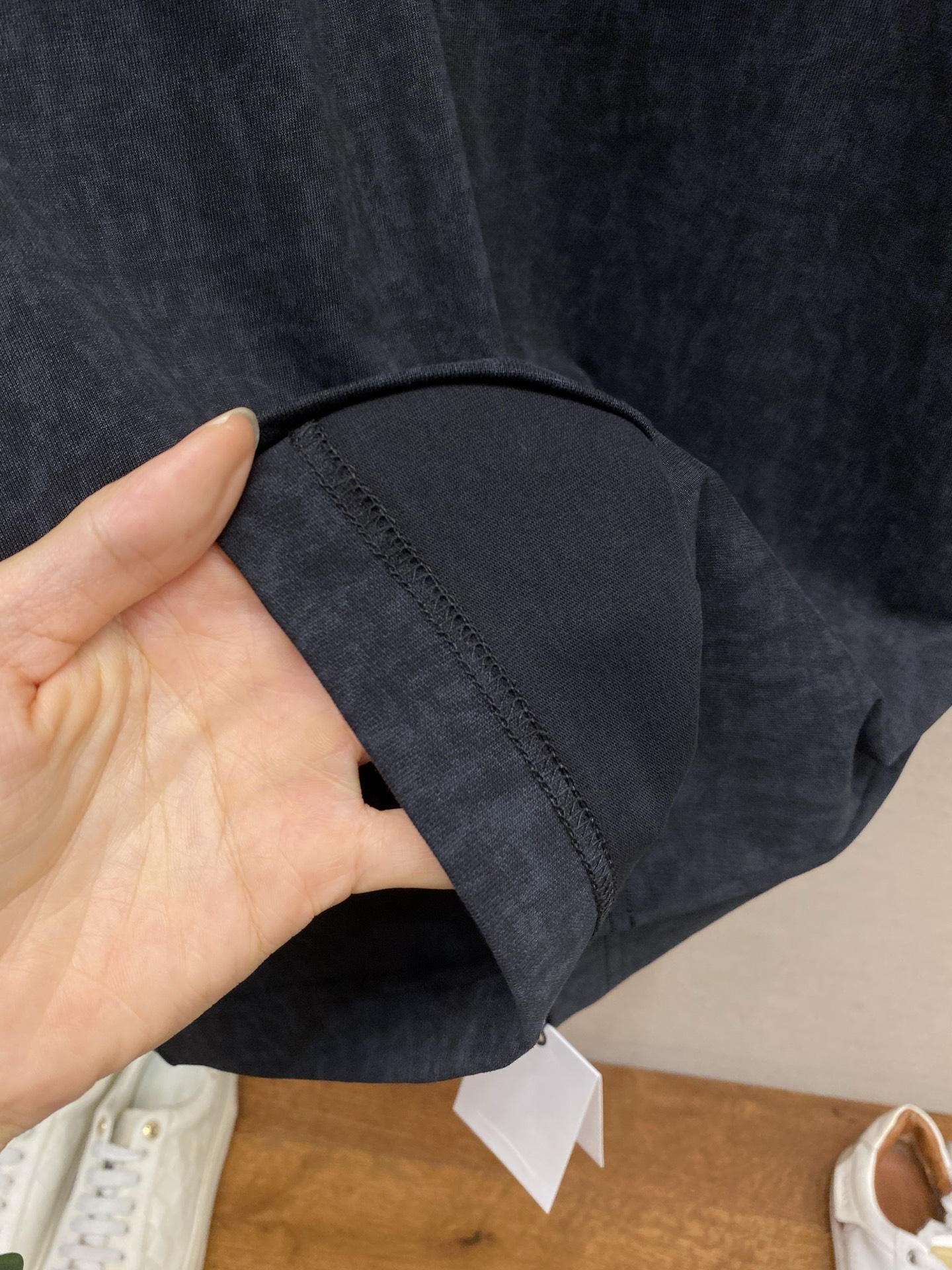 🌟🌟 CH，，夏装新款 水洗做旧黑灰色棉面料 皮牌十字架刺绣 宽松版型 男女同款 尺码：S-XL