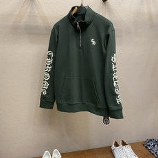 🌟🌟,,Chrome Hearts 刺绣半拉链长袖 定制雾感云窗重磅棉感卫衣布 垂坠挺括 舒适贴肤 醇厚摩卡棕绒感铺陈 🌟🌟,,Chrome Hearts 刺绣半拉链长袖 定制雾感云窗重磅棉感卫衣布 垂坠挺括 舒适贴肤 醇厚摩卡棕绒感铺陈