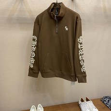 🌟🌟,,Chrome Hearts 刺绣半拉链长袖 定制雾感云窗重磅棉感卫衣布 垂坠挺括 舒适贴肤 醇厚摩卡棕绒感铺陈 🌟🌟,,Chrome Hearts 刺绣半拉链长袖 定制雾感云窗重磅棉感卫衣布 垂坠挺括 舒适贴肤 醇厚摩卡棕绒感铺陈