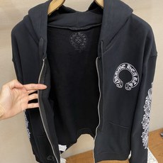 🌟🌟,,Chrome Hearts克罗心马蹄印花拉链帽衫 面料采用重磅380克精梳纯棉卫衣布抓绒内里,紧密平纹针织,布 🌟🌟,,Chrome Hearts克罗心马蹄印花拉链帽衫 面料采用重磅380克精梳纯棉卫衣布抓绒内里,紧密平纹针织,布