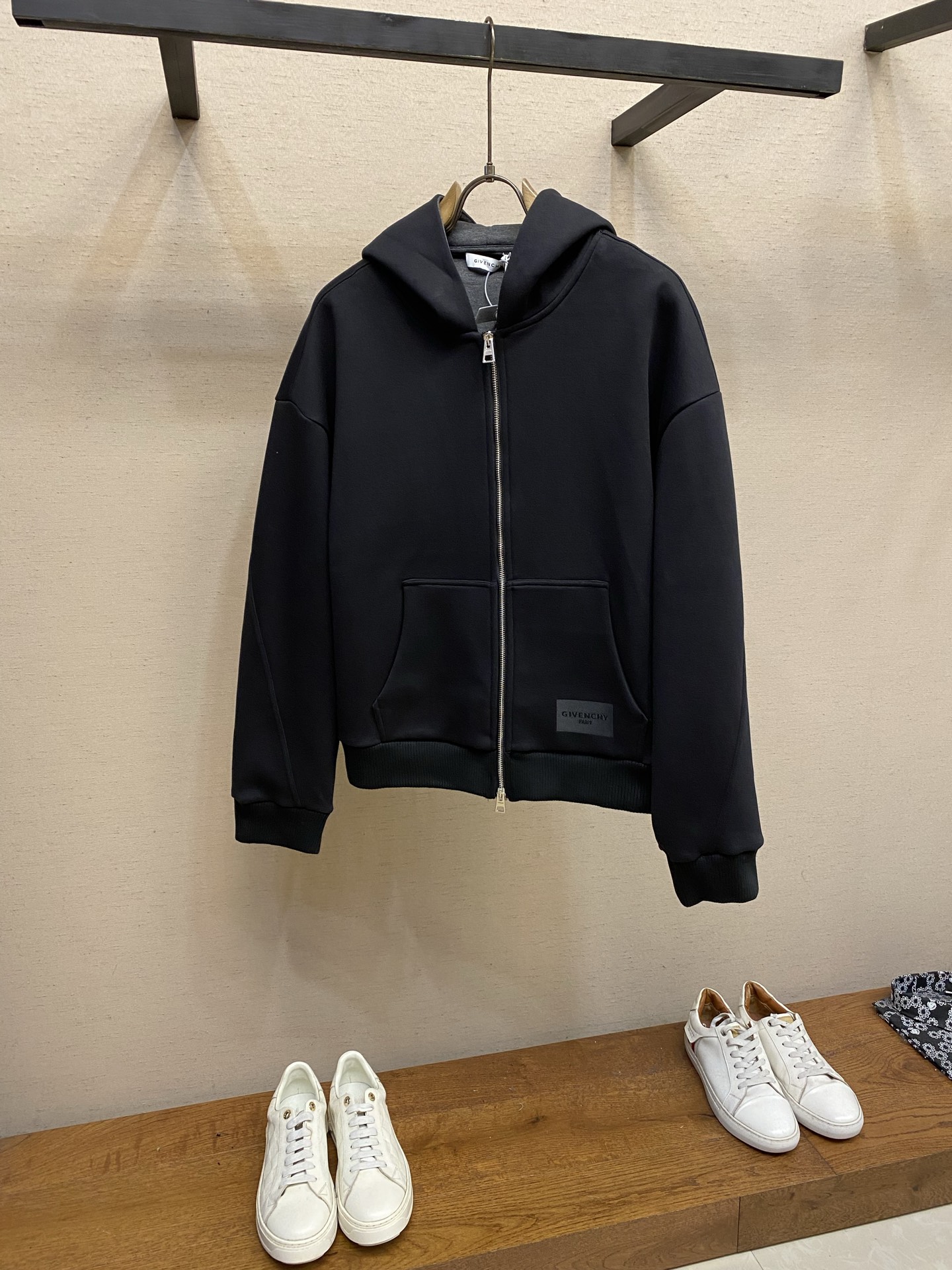 Givenchy Black Zip Hoodie