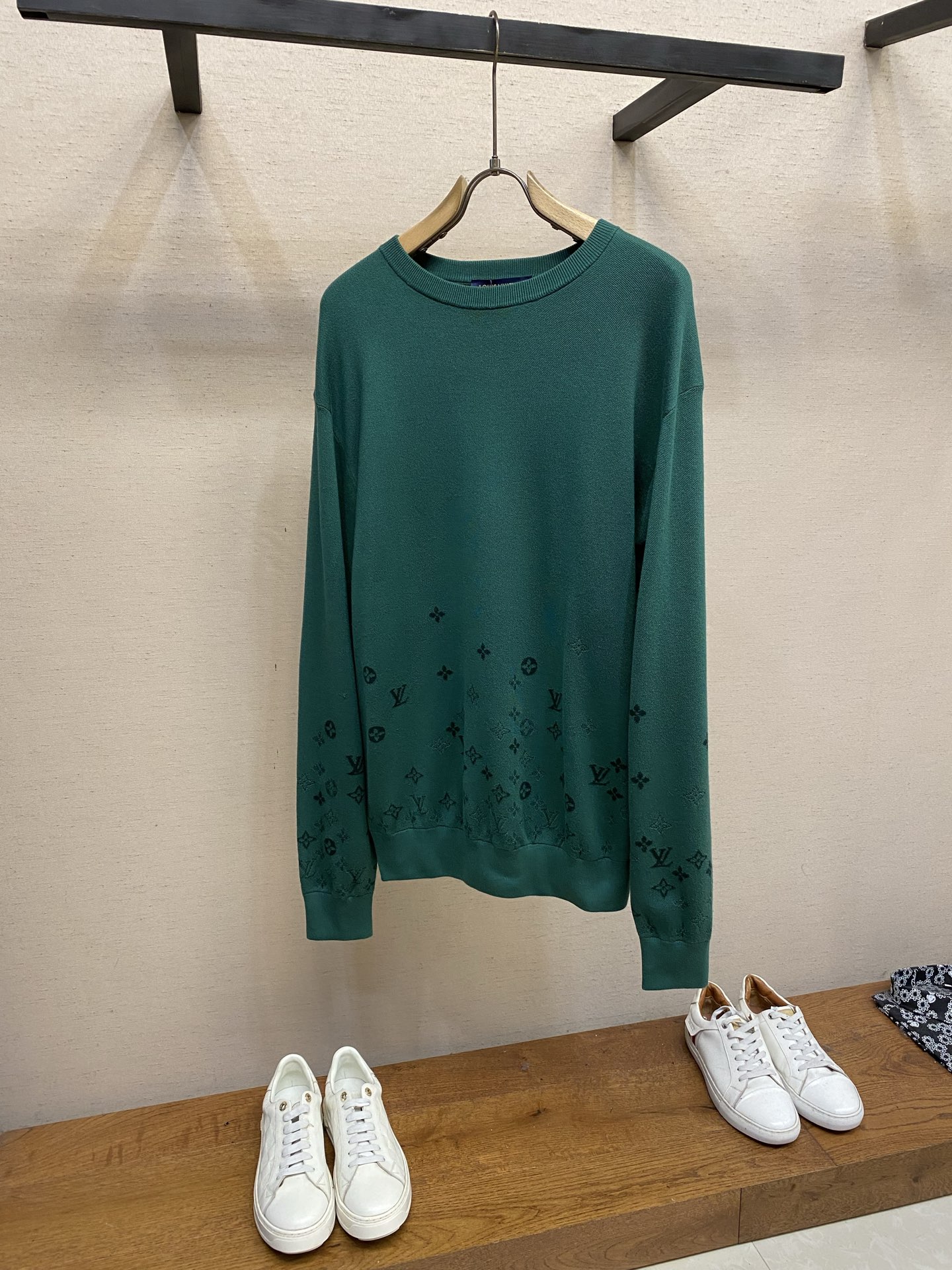 Louis Vuitton Green Monogram Sweater