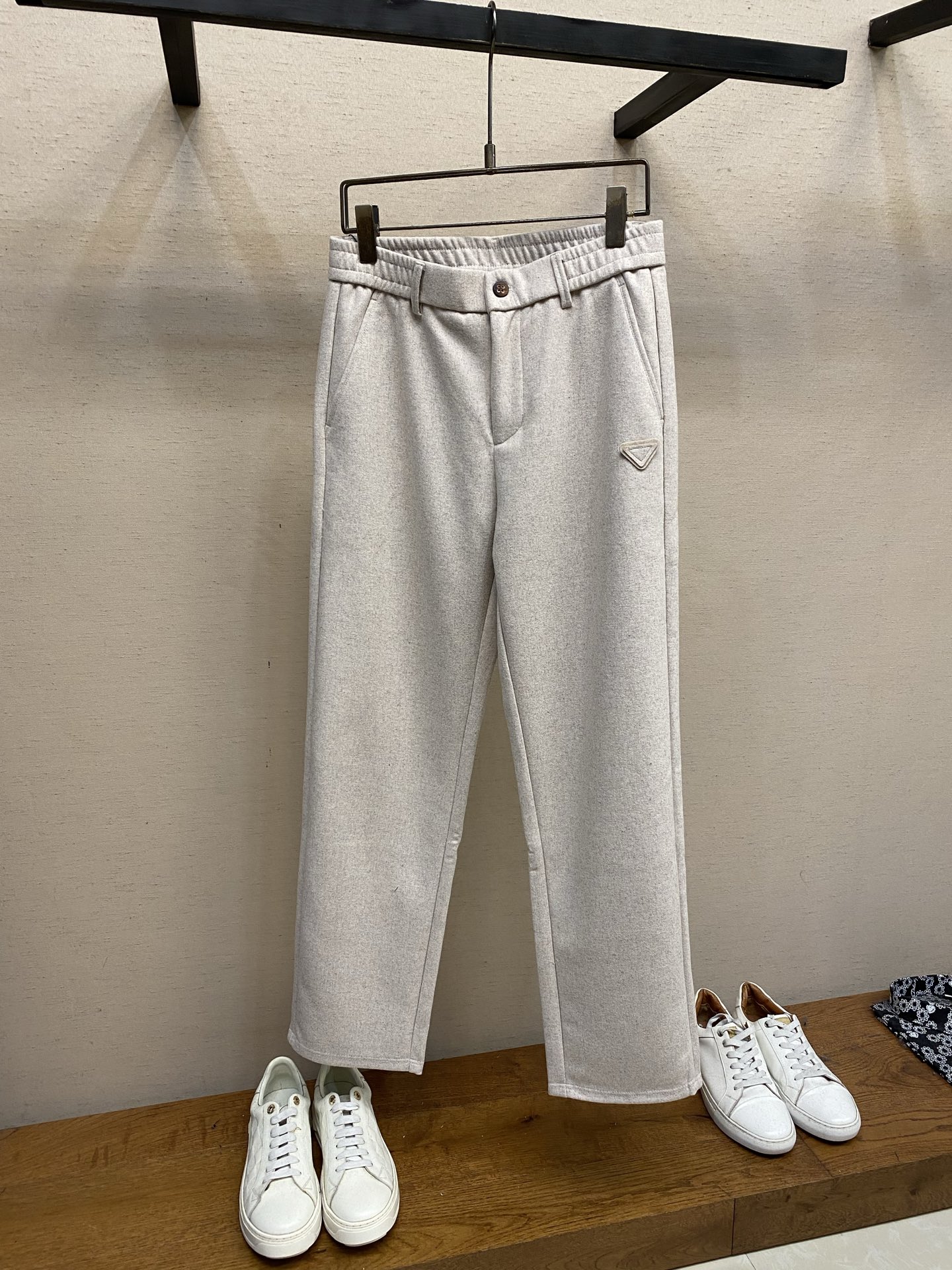 Prada Gray Straight Leg Pants