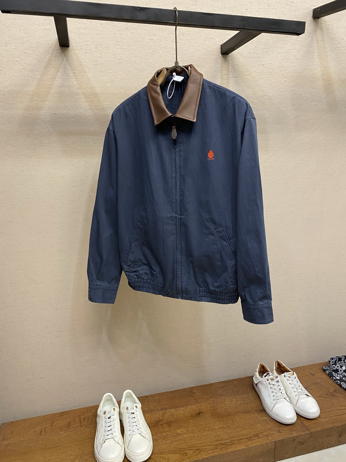 Prada Navy Zip Jacket