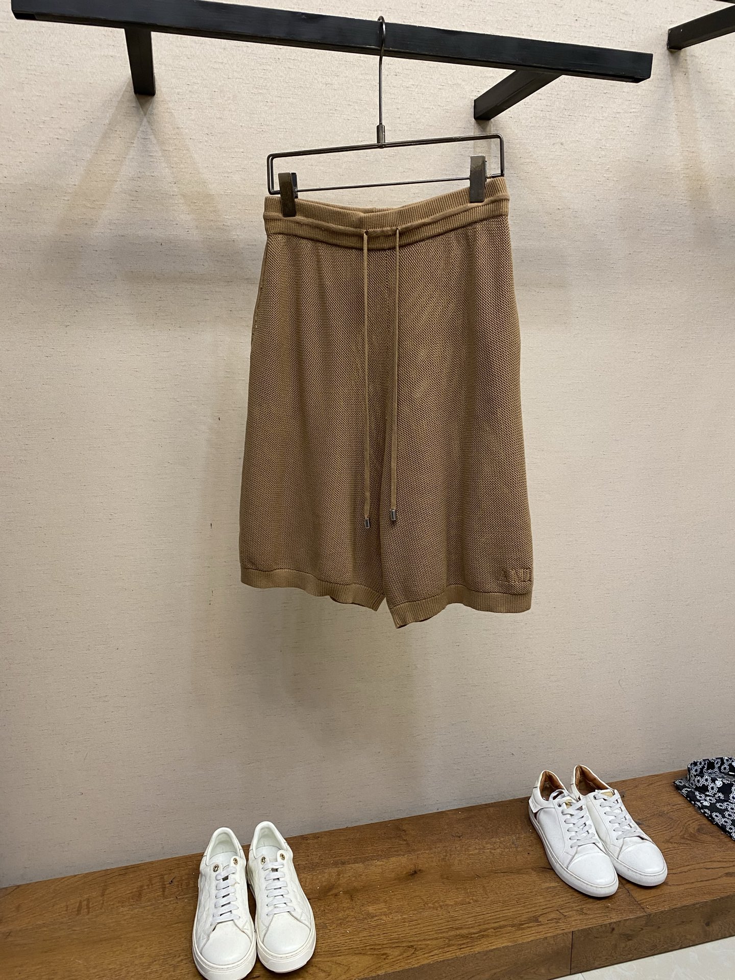 Amiri Brown Drawstring Shorts