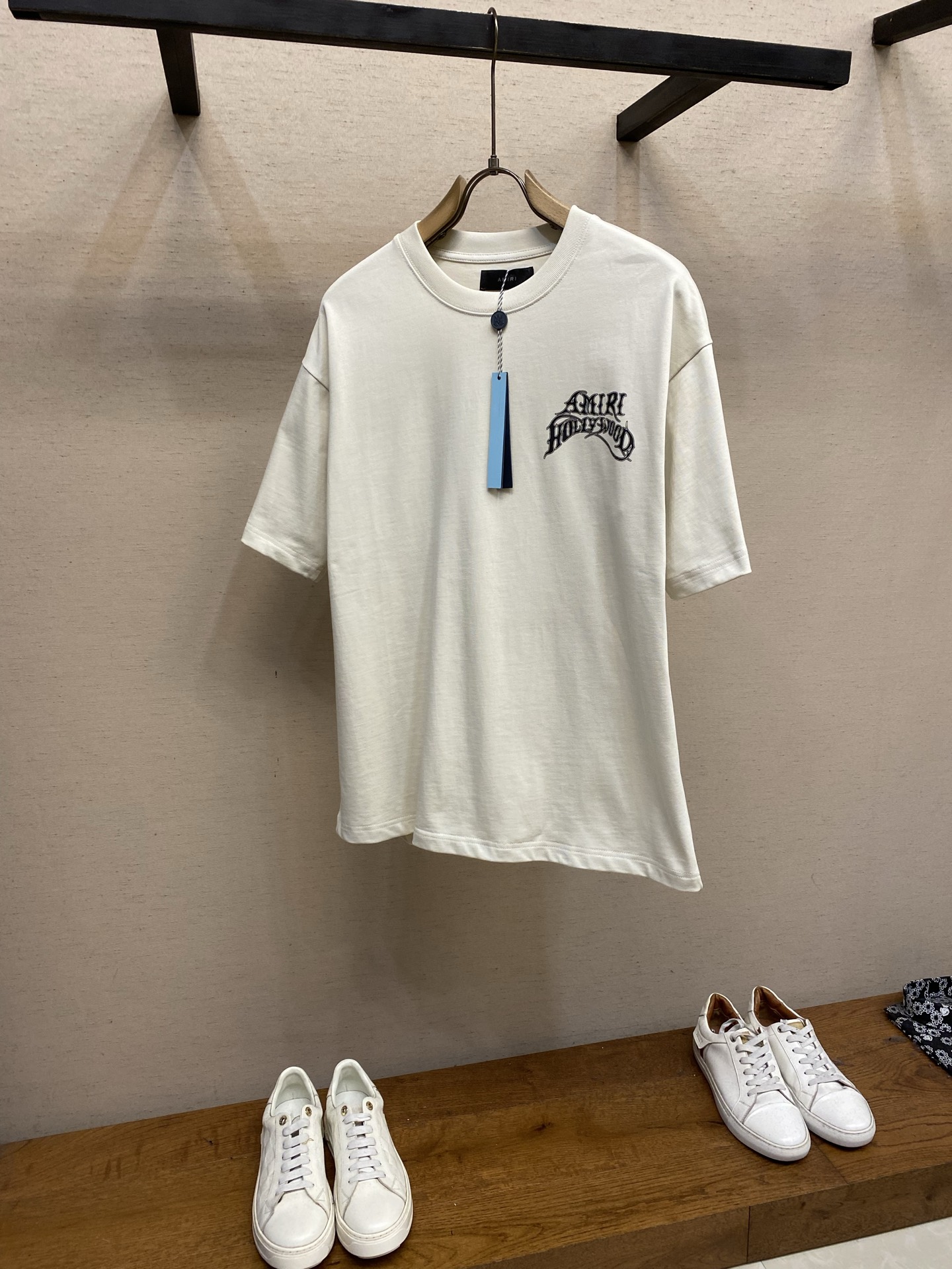 Amiri White Chest Logo T-Shirt