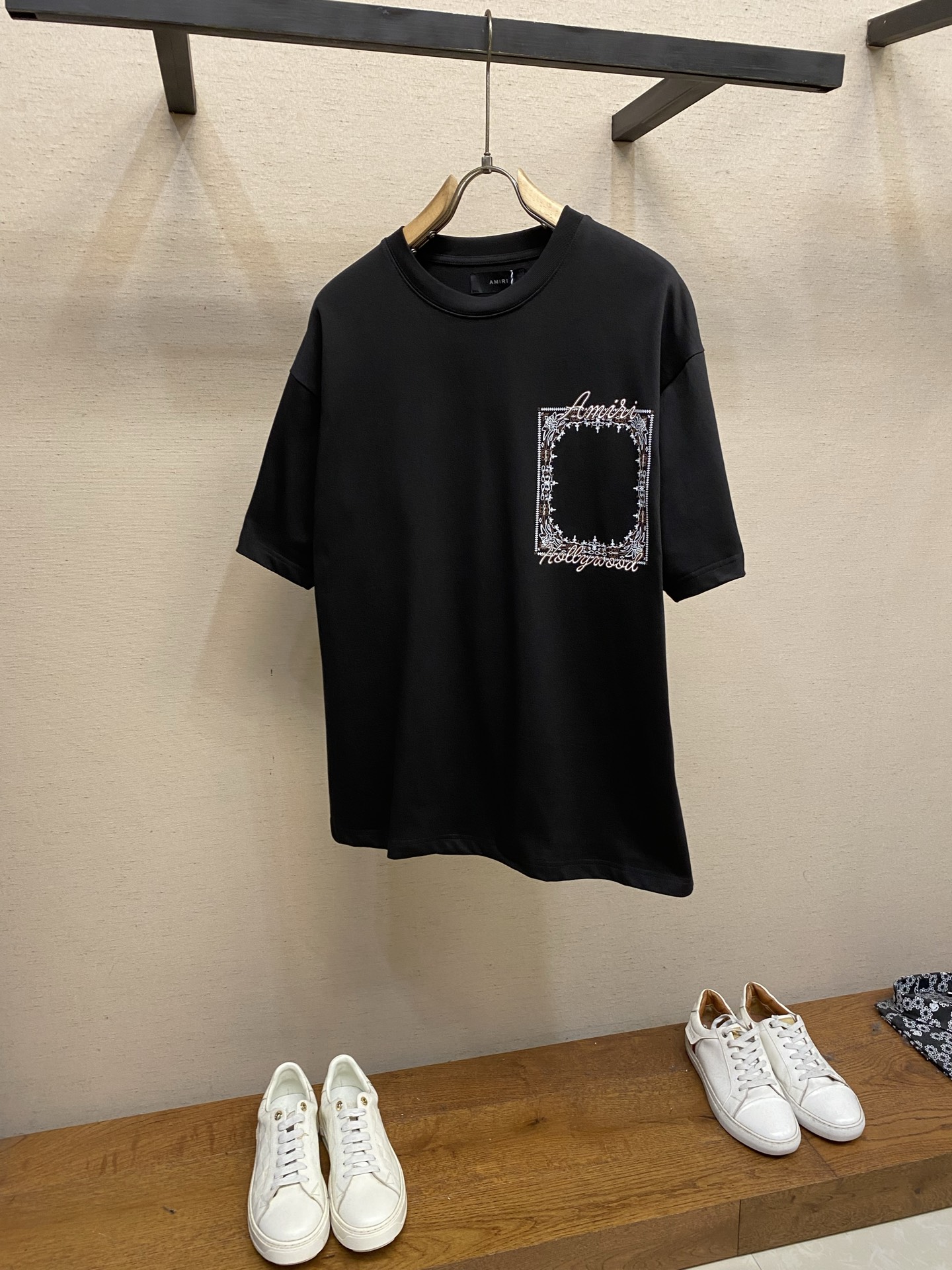 Amiri Black Framed Graphic T-Shirt