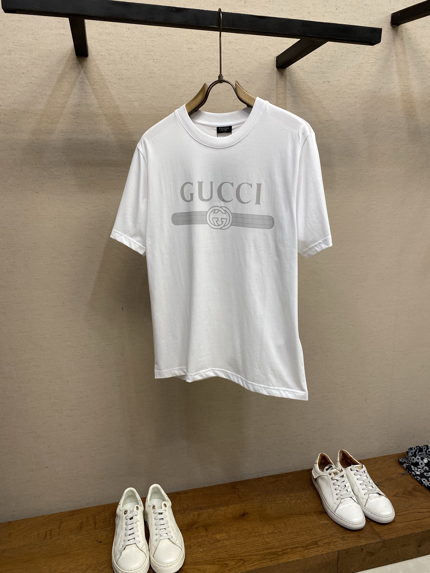 Gucci White Logo T Shirt