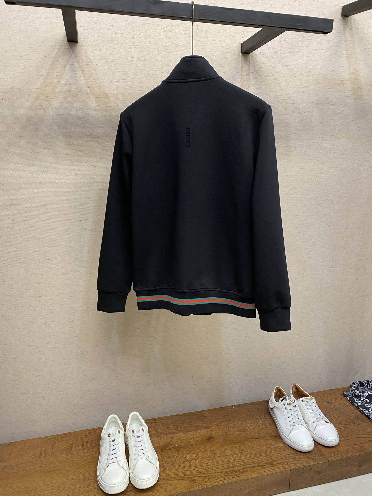 （外套）🌟🌟，，Gucci 时尚长袖立领外套套装 臻选高端弹力纯棉棉面料，手感软糯！质感细腻，无痕防尘免烫立体有型，顶级