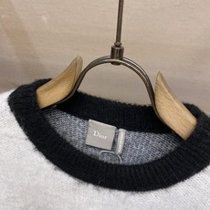 🌟🌟,,Dior 26FW字母刺绣撞色菱形格羊毛针织毛衣 尺码:S-XL 🌟🌟,,Dior 26FW字母刺绣撞色菱形格羊毛针织毛衣 尺码:S-XL