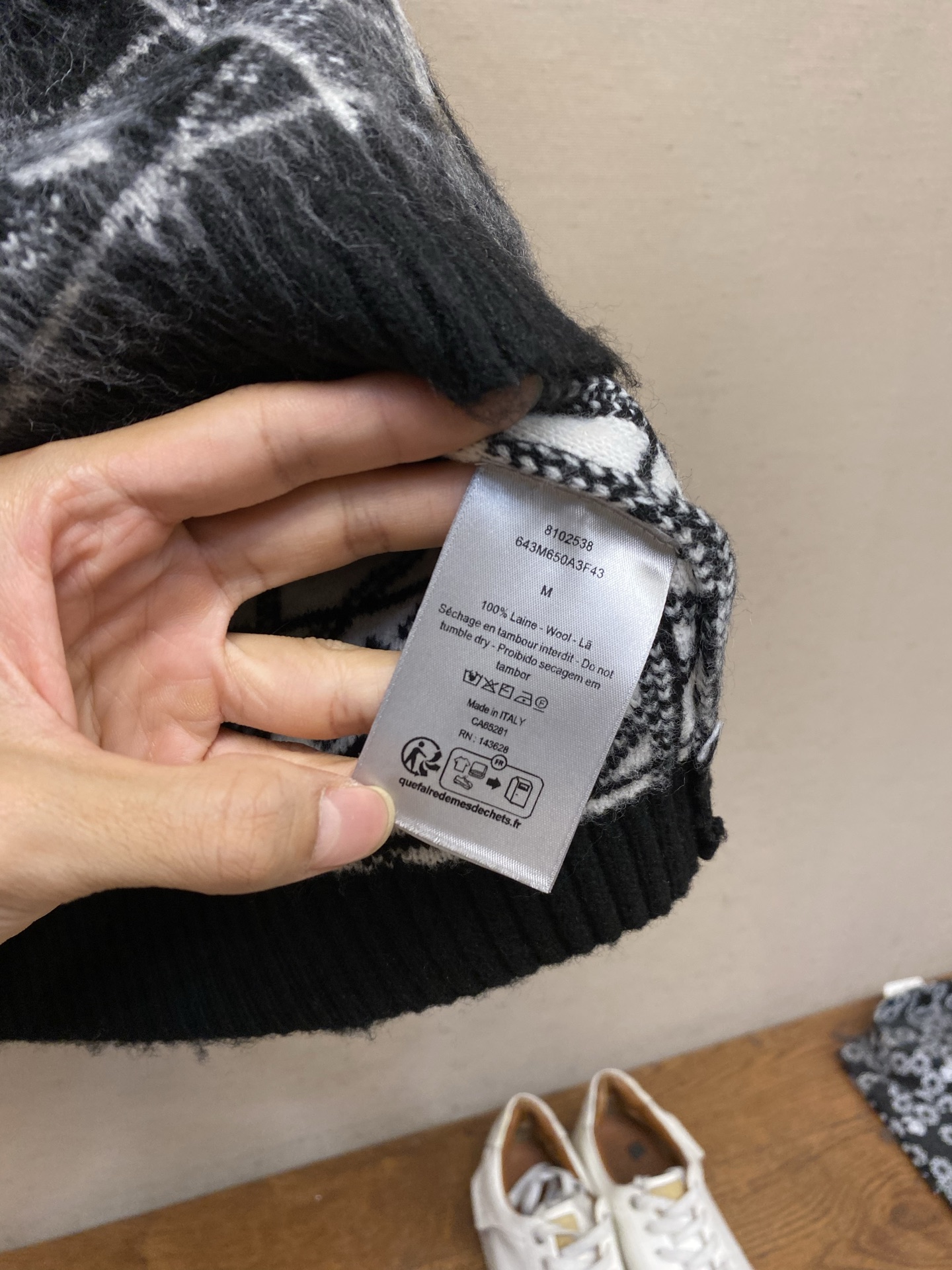 🌟🌟，，Dior 26FW滑雪系列字母花卉菱形提花针织毛衣 尺码：S-XL