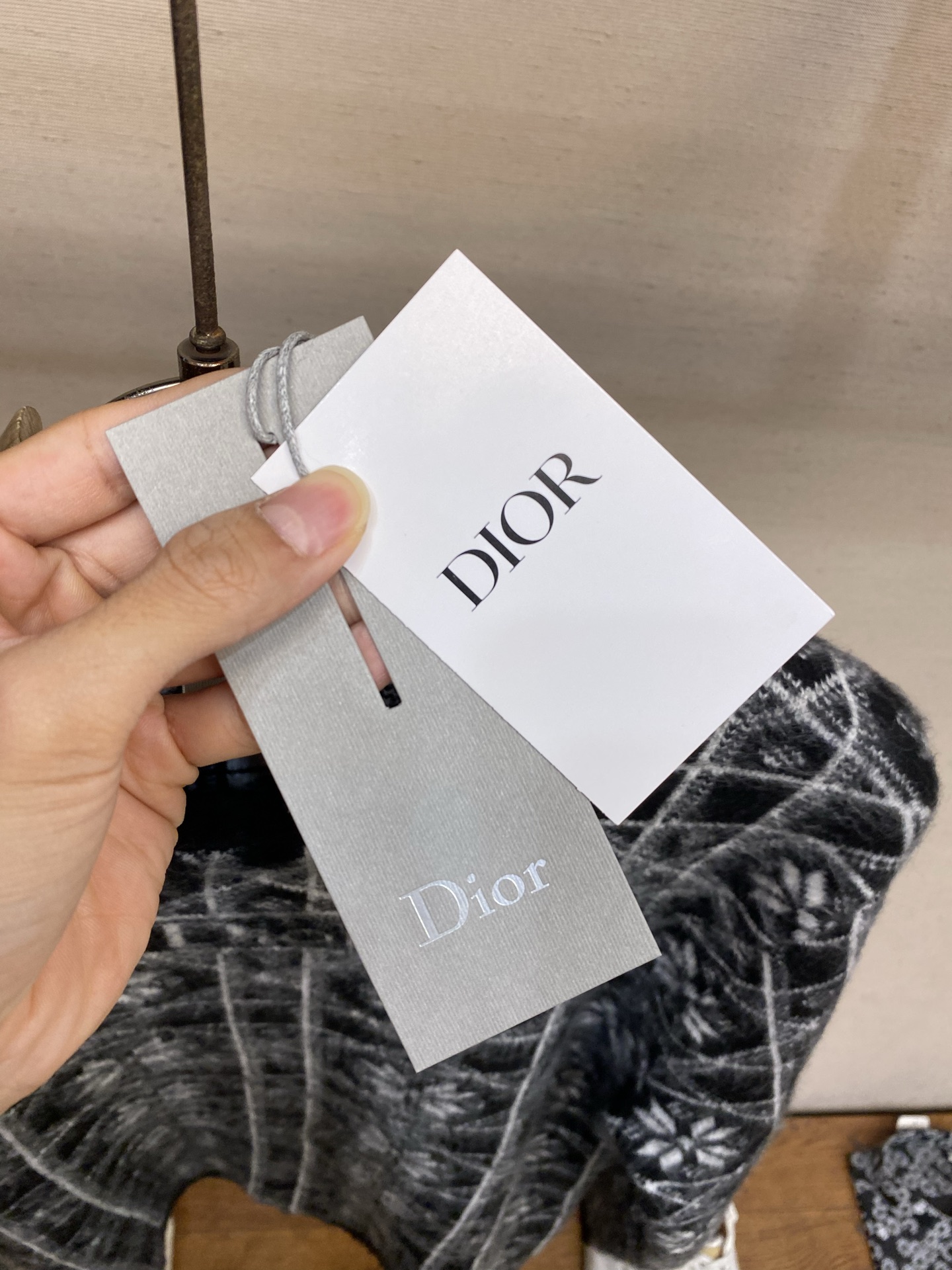 🌟🌟，，Dior 26FW滑雪系列字母花卉菱形提花针织毛衣 尺码：S-XL