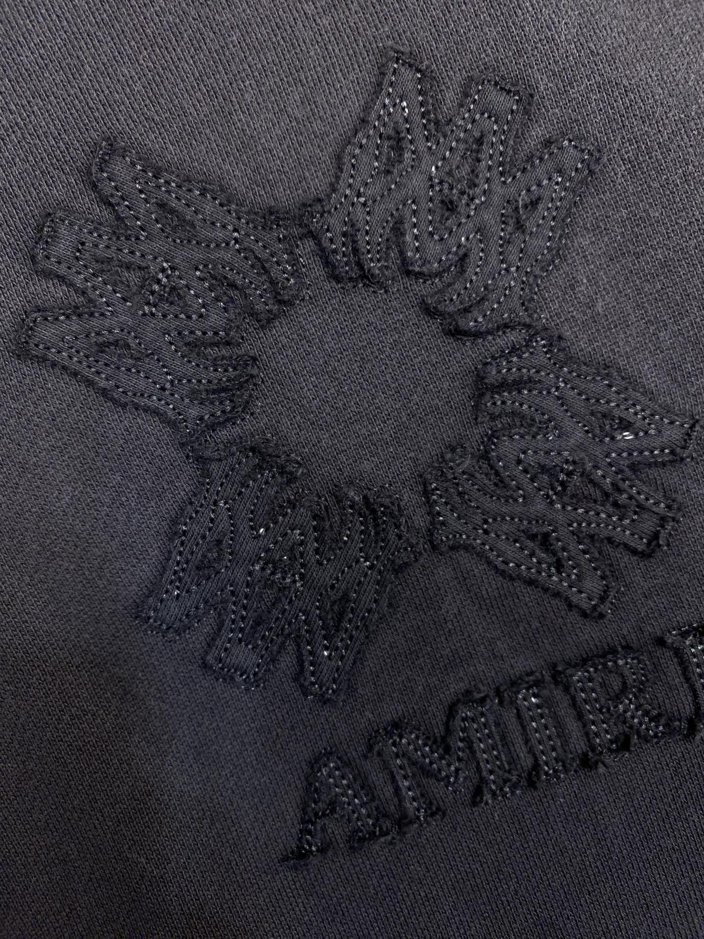 🌟🌟，，AMIRI 新款洗水做旧拉链连帽外套 高克重棉圈 定做五金 宽松版型  尺码：S-XL