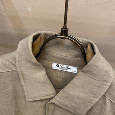 🌟🌟,,Loro Piana 侧缝徽标翻领亚麻衬衫 正品6800购入开发 定制100%亚麻平纹面料 模板刺绣 手工包缝 🌟🌟,,Loro Piana 侧缝徽标翻领亚麻衬衫 正品6800购入开发 定制100%亚麻平纹面料 模板刺绣 手工包缝