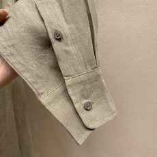 🌟🌟,,Loro Piana 侧缝徽标翻领亚麻衬衫 正品6800购入开发 定制100%亚麻平纹面料 模板刺绣 手工包缝 🌟🌟,,Loro Piana 侧缝徽标翻领亚麻衬衫 正品6800购入开发 定制100%亚麻平纹面料 模板刺绣 手工包缝