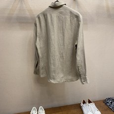 🌟🌟,,Loro Piana 侧缝徽标翻领亚麻衬衫 正品6800购入开发 定制100%亚麻平纹面料 模板刺绣 手工包缝 🌟🌟,,Loro Piana 侧缝徽标翻领亚麻衬衫 正品6800购入开发 定制100%亚麻平纹面料 模板刺绣 手工包缝