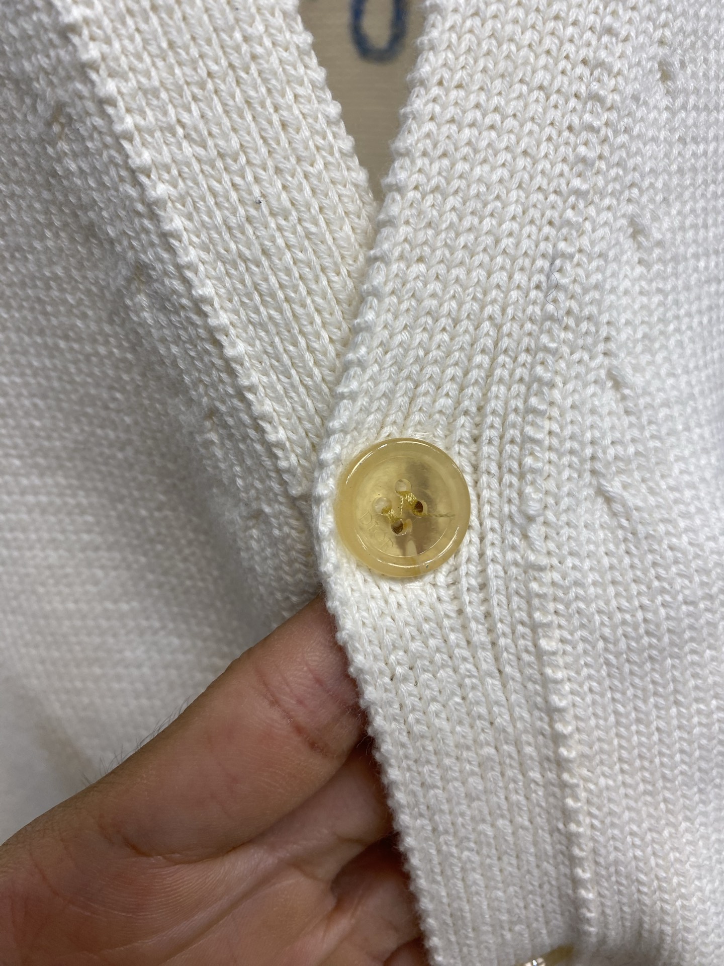 🌟🌟，，Dior 字母提花Logo长袖针织衫毛衣 正品13042购入开发 40支精梳棉混纺绵纱线 采用日本进口(7针)织