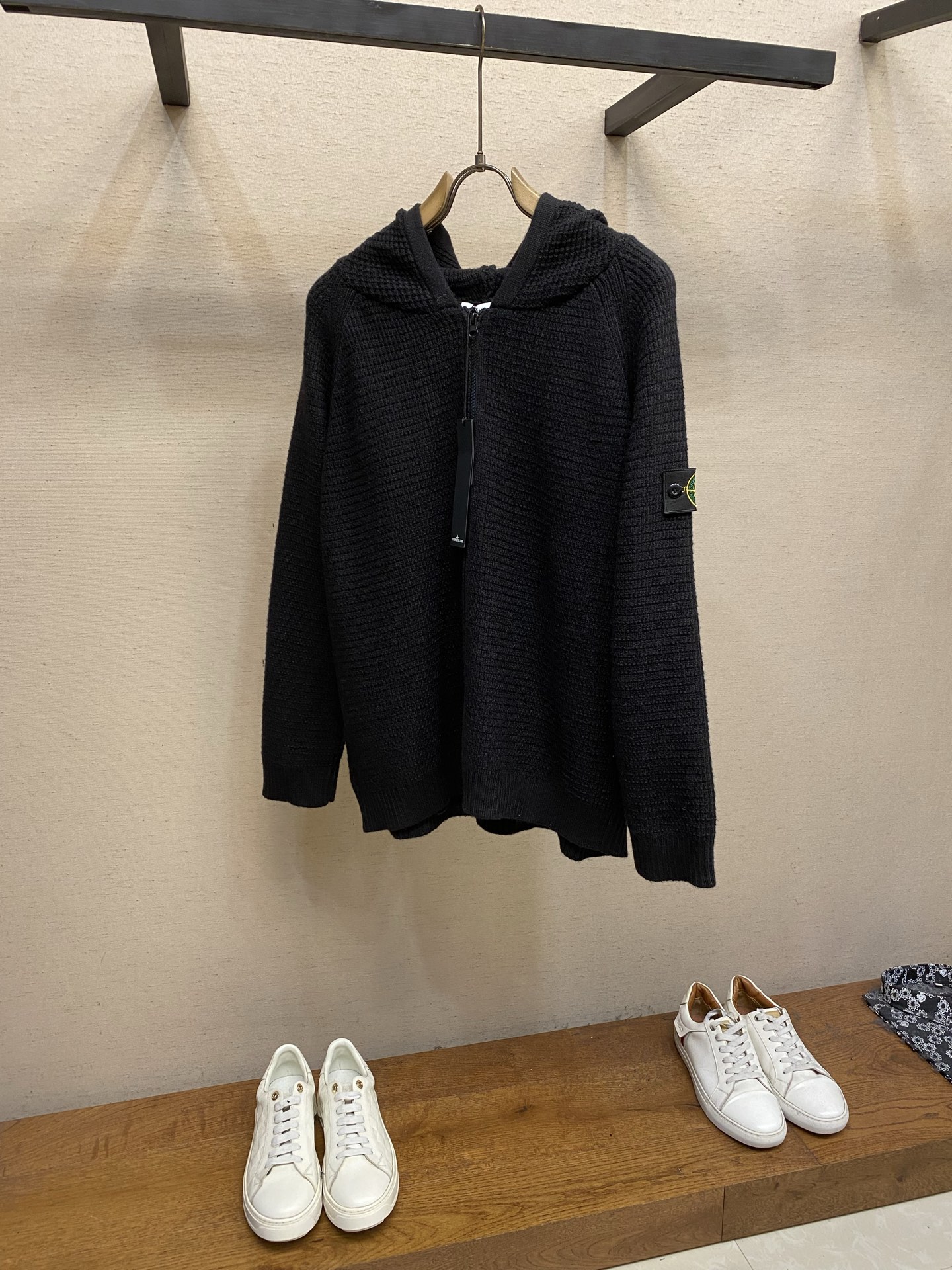 🌟🌟，，Stone Island 石头岛秋冬新款连帽休闲拉链宽松毛衣 尺码：S-XL