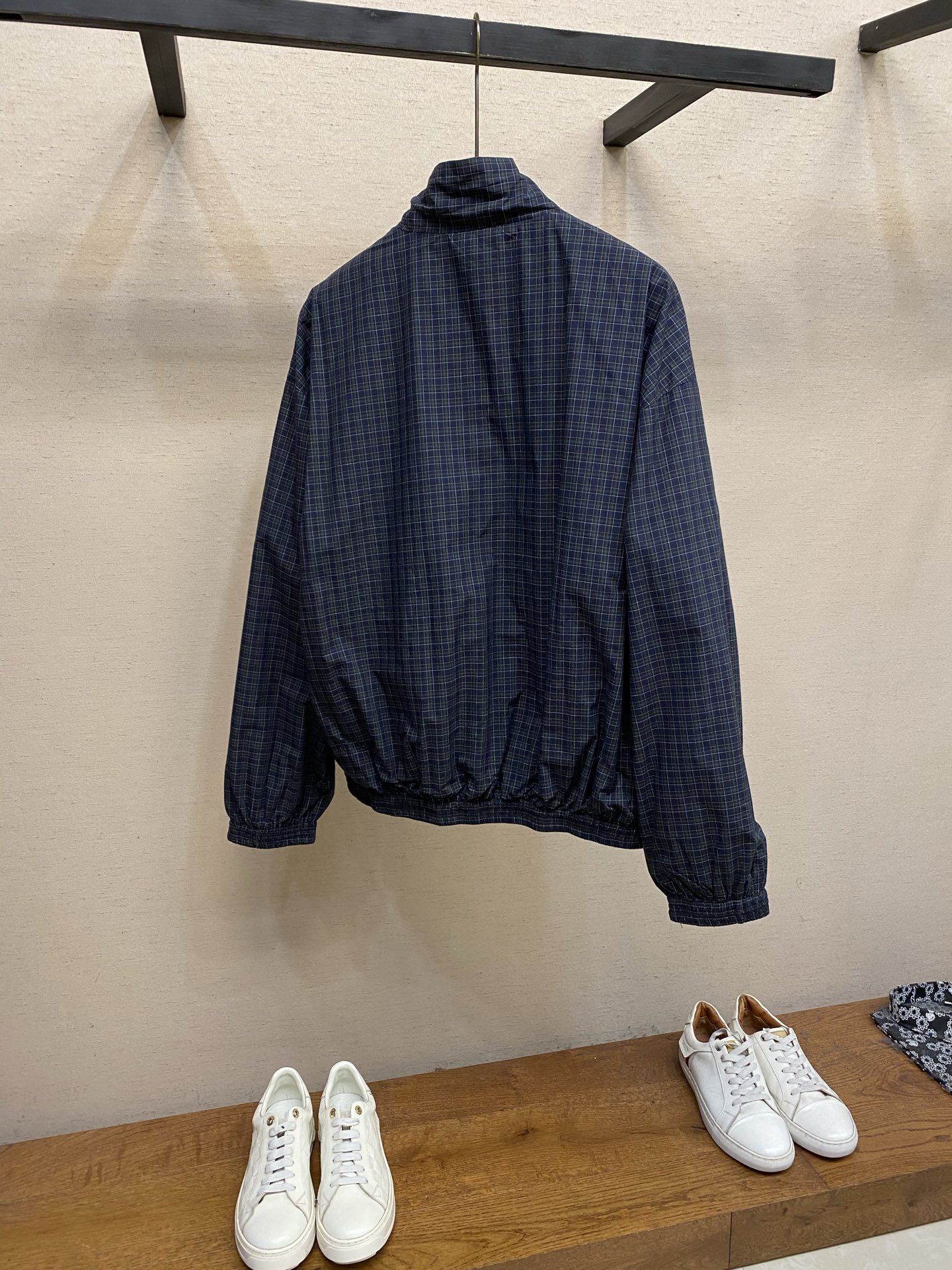 🌟🌟,,Balenciaga 格纹刺绣Logo夹克外套 正品16164购入开发 定制100%精梳棉色织梭织布 进口刺绣 🌟🌟,,Balenciaga 格纹刺绣Logo夹克外套 正品16164购入开发 定制100%精梳棉色织梭织布 进口刺绣