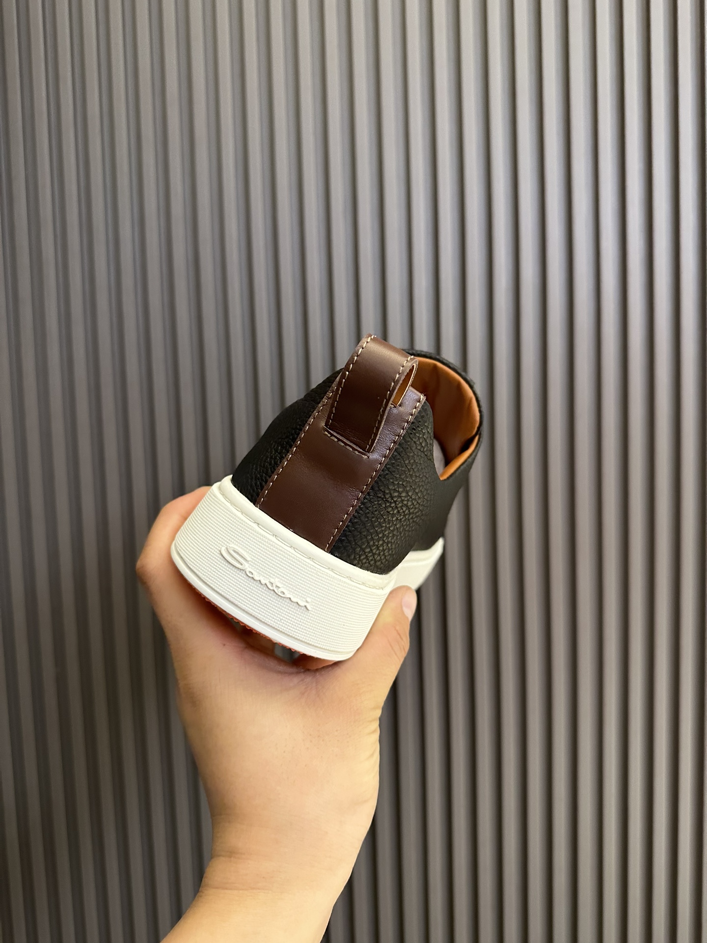 산토니 남성 가죽 신발 104607 이미지 5